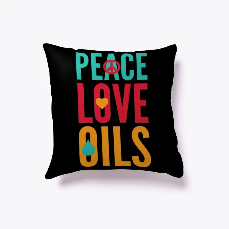 Peace Love Oils Pillow